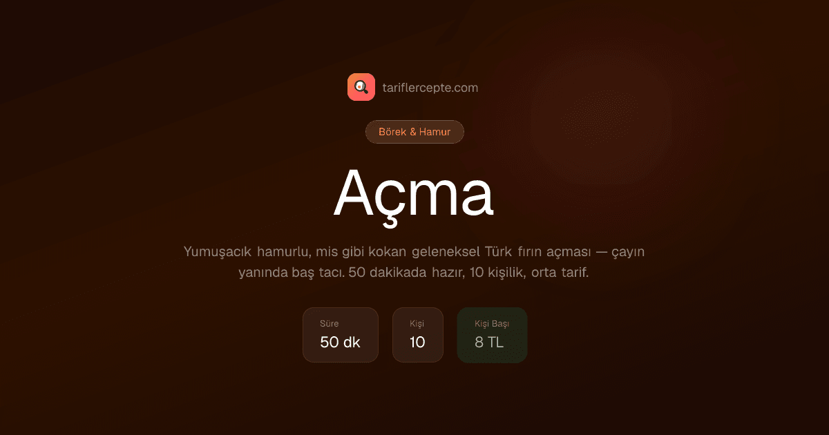 Açma