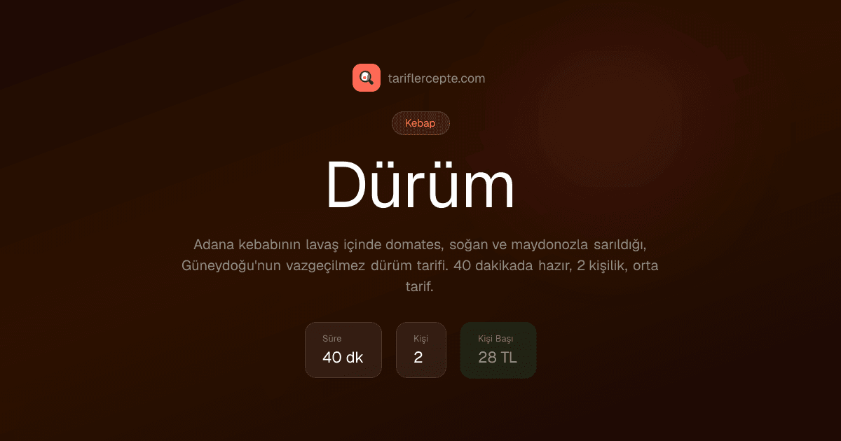Dürüm tarifi
