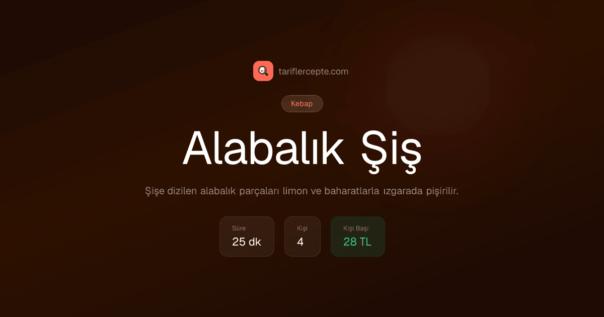 Alabalık Şiş tarifi