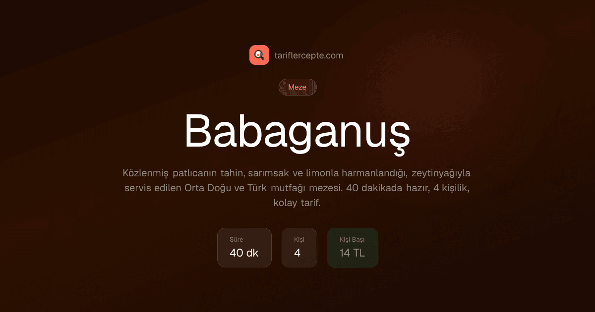Babaganuş tarifi