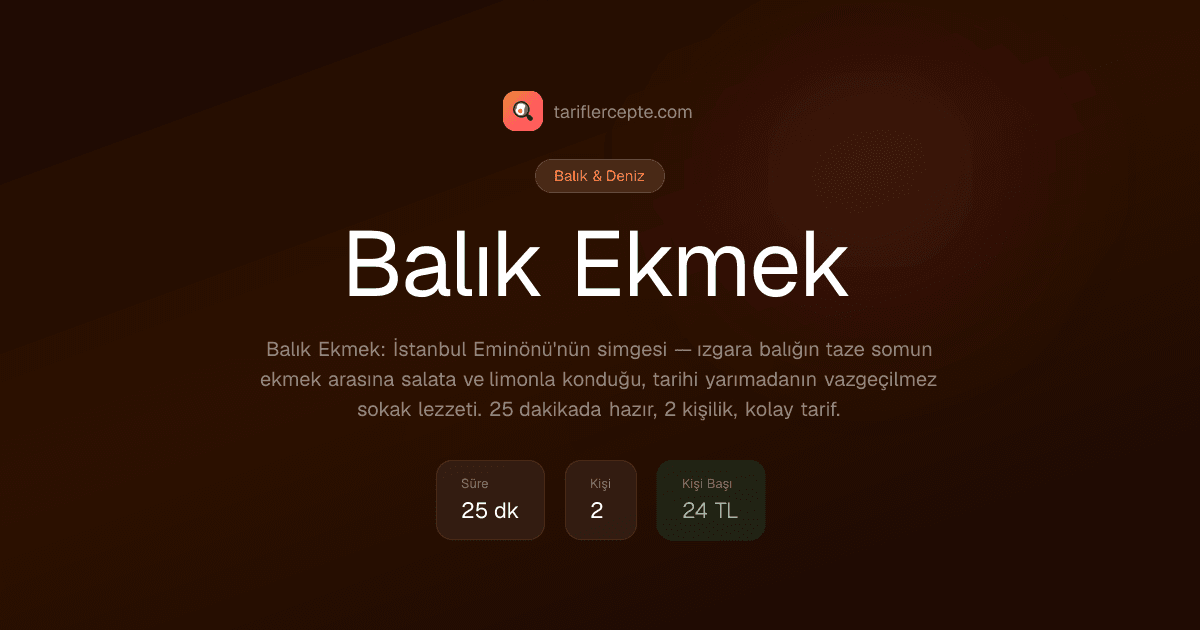 Balık Ekmek tarifi