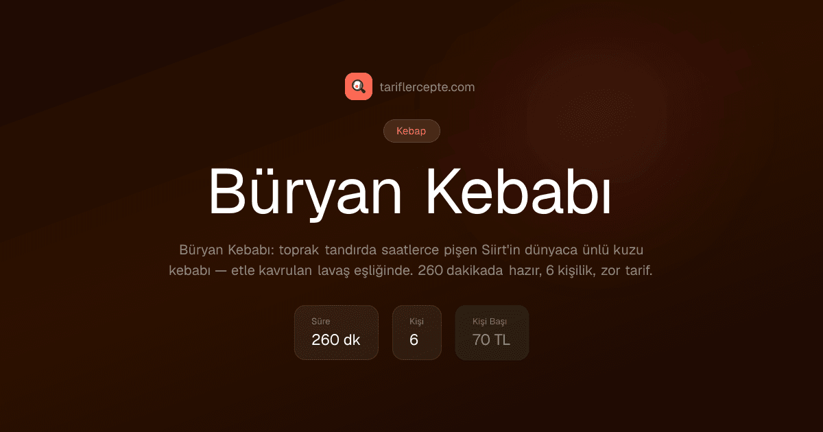 Büryan Kebabı tarifi