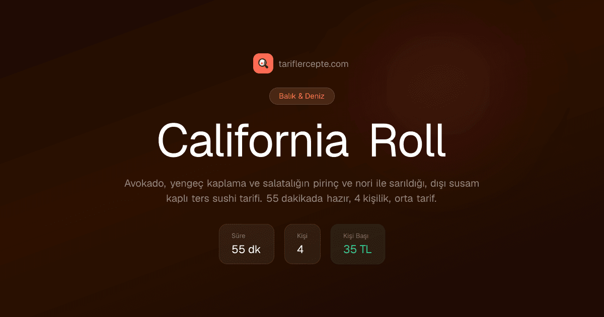 California Roll tarifi