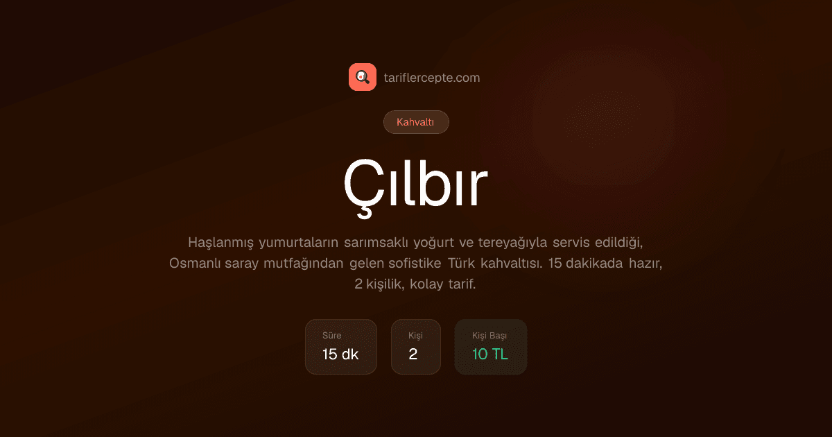 Çılbır tarifi