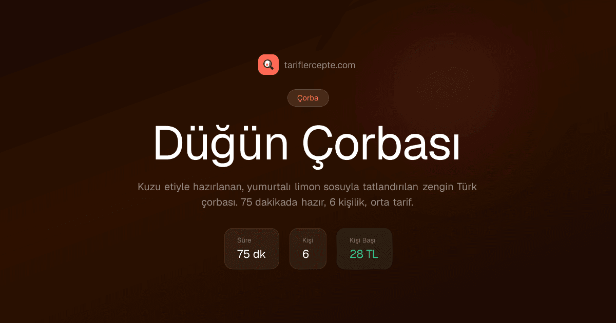 Düğün Çorbası