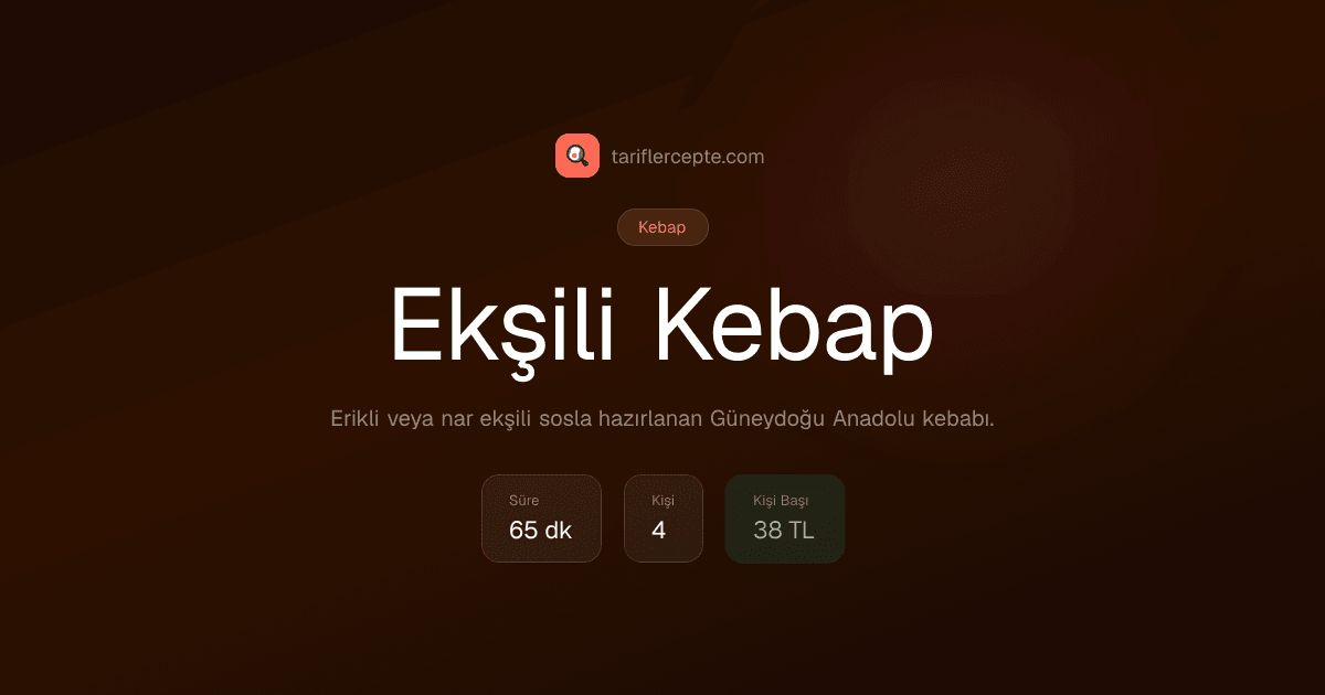 Ekşili Kebap tarifi