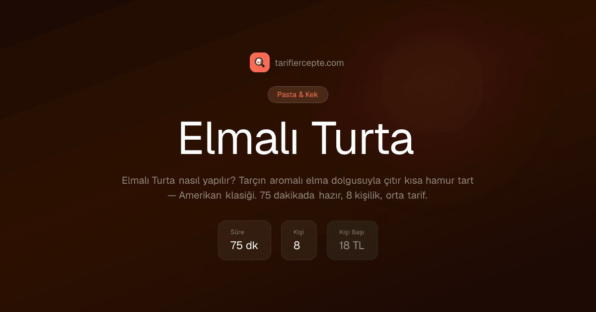 Elmalı Turta tarifi