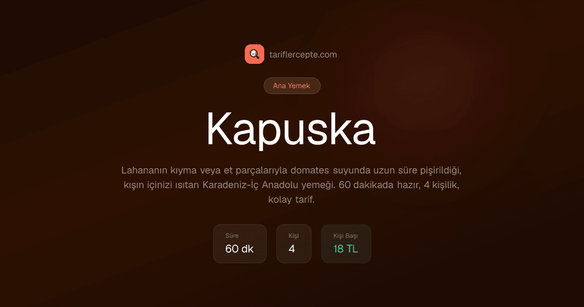 Kapuska tarifi