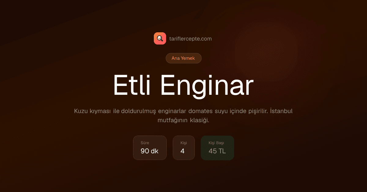 Etli Enginar tarifi
