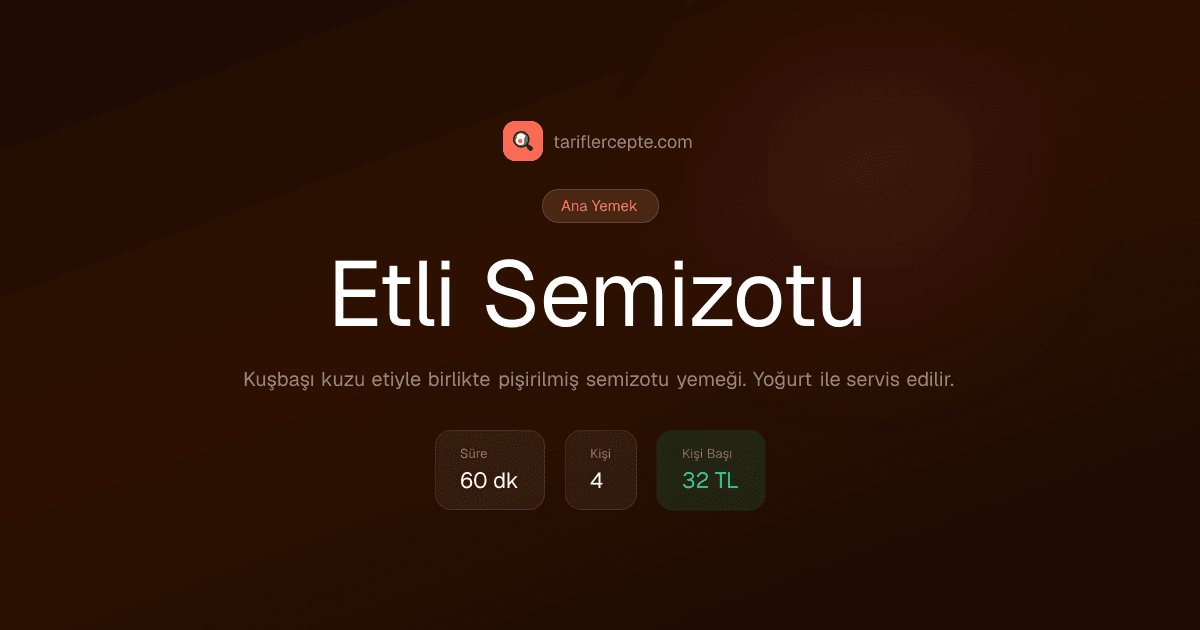 Etli Semizotu tarifi