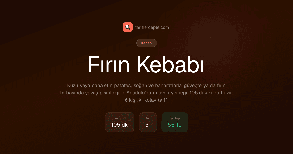 Fırın Kebabı tarifi