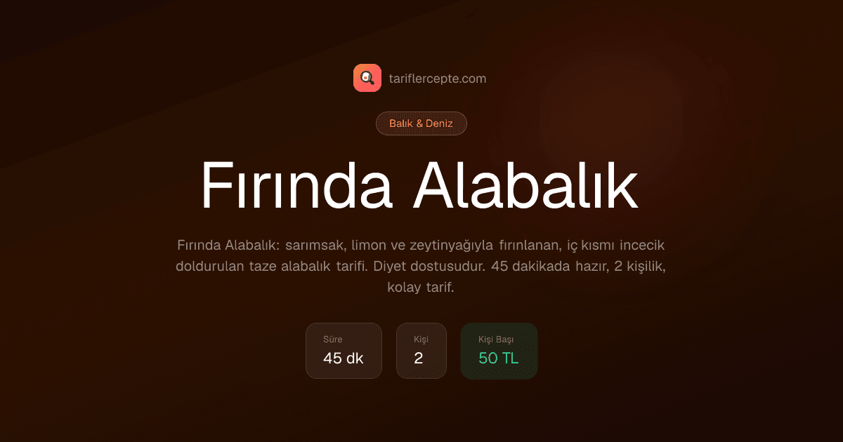 Fırında Alabalık tarifi