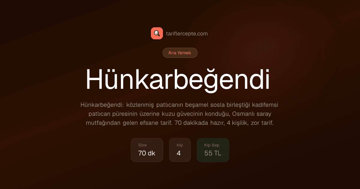 Hünkarbeğendi tarifi