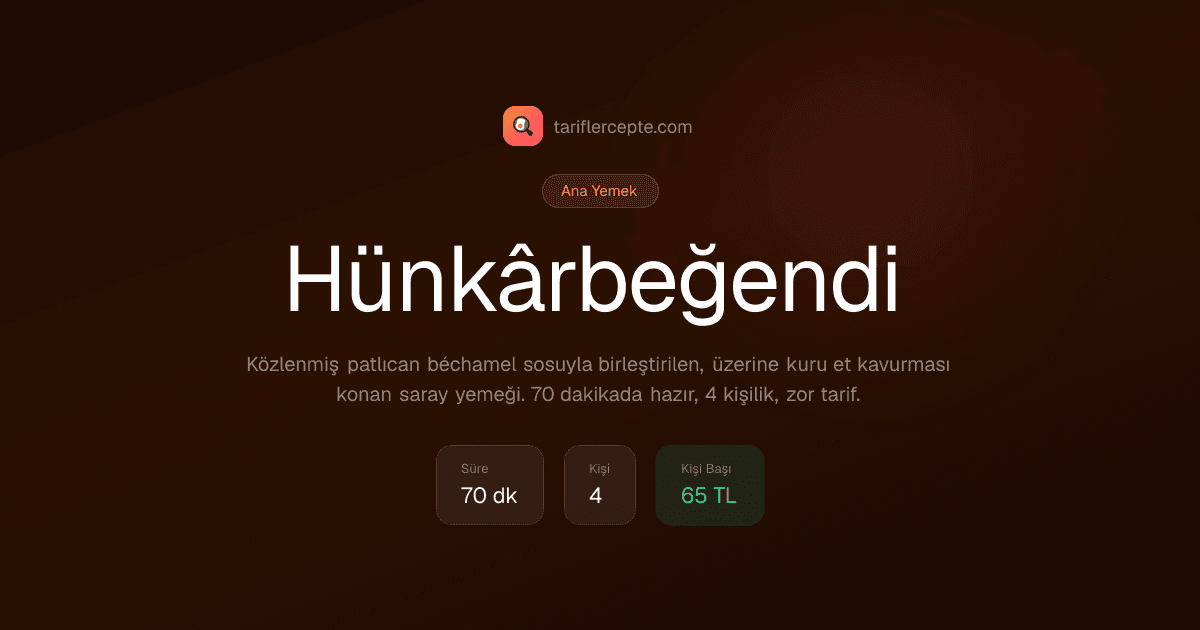 Hünkârbeğendi tarifi