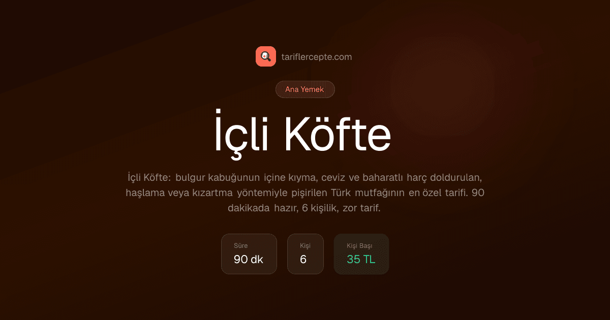 İçli Köfte tarifi