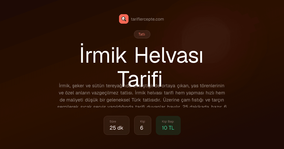 İrmik Helvası Tarifi tarifi