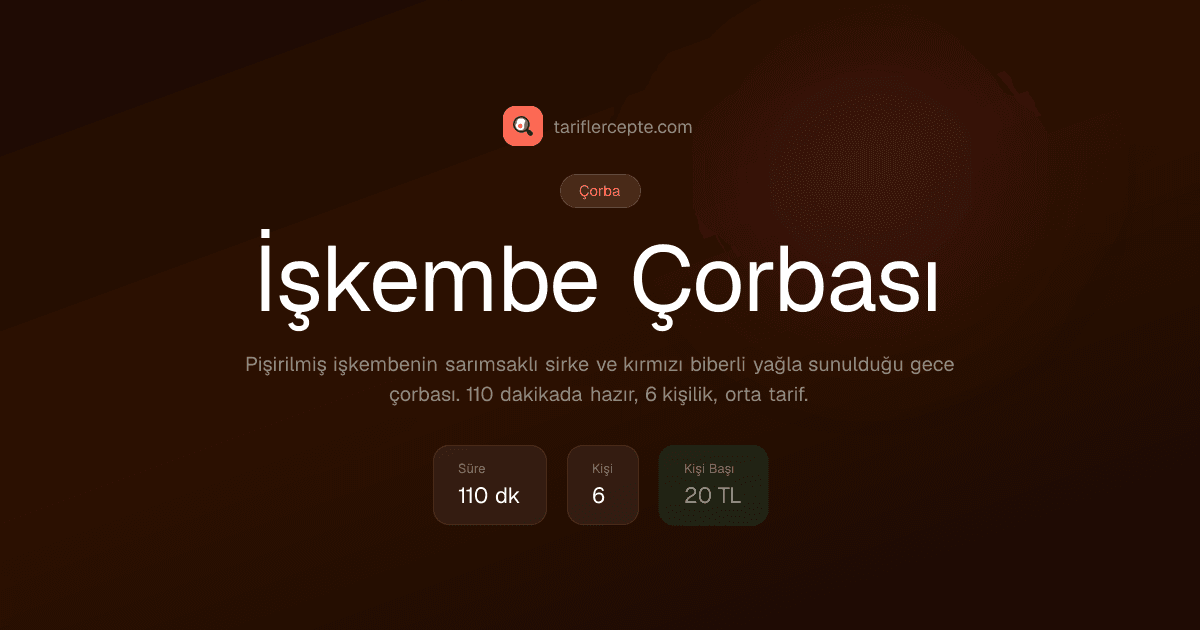 İşkembe Çorbası