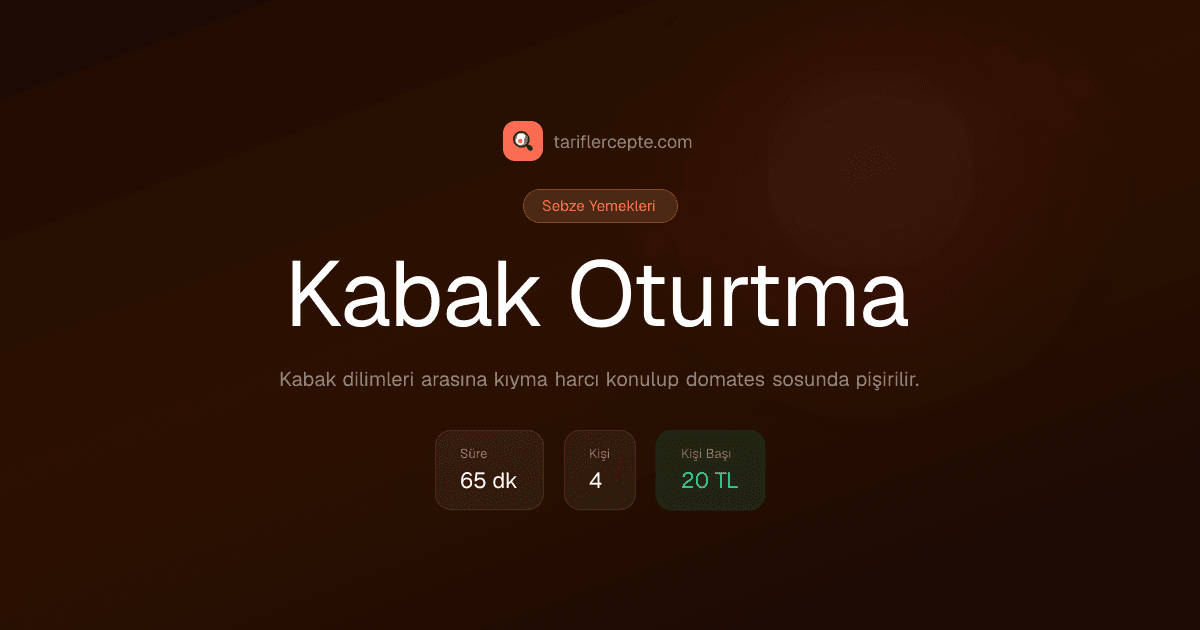 Kabak Oturtma tarifi