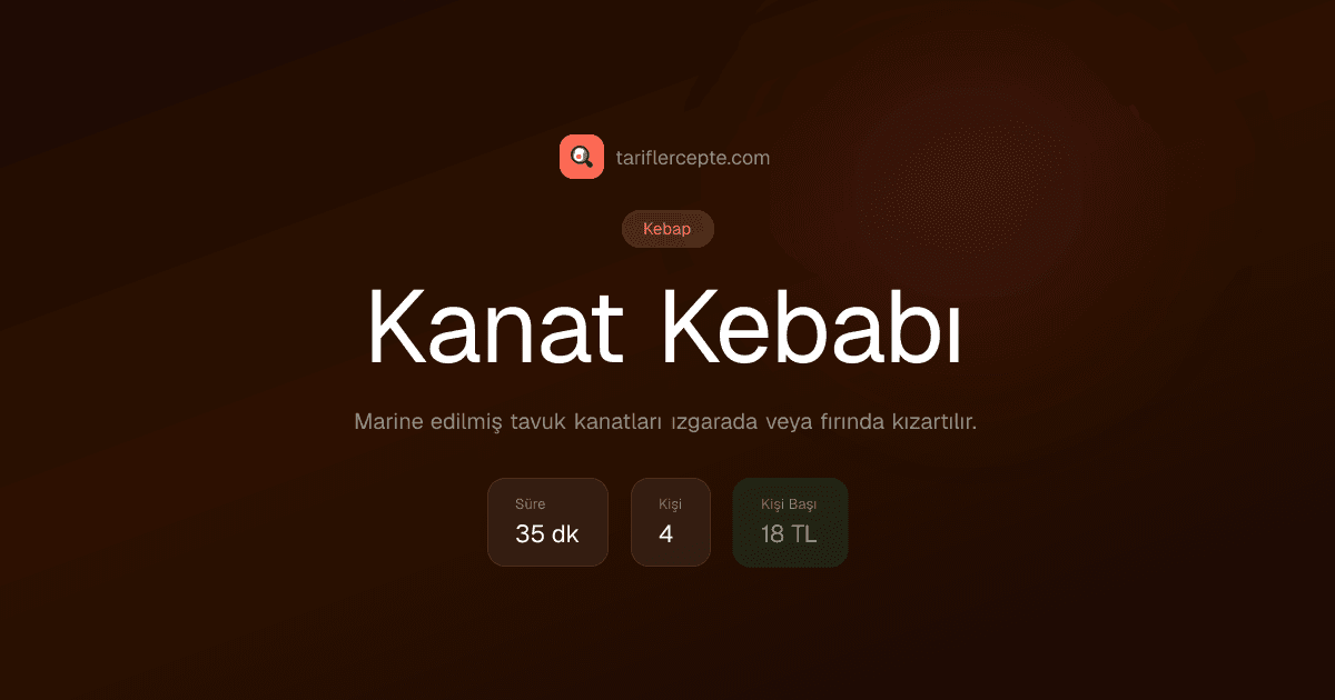 Kanat Kebabı tarifi