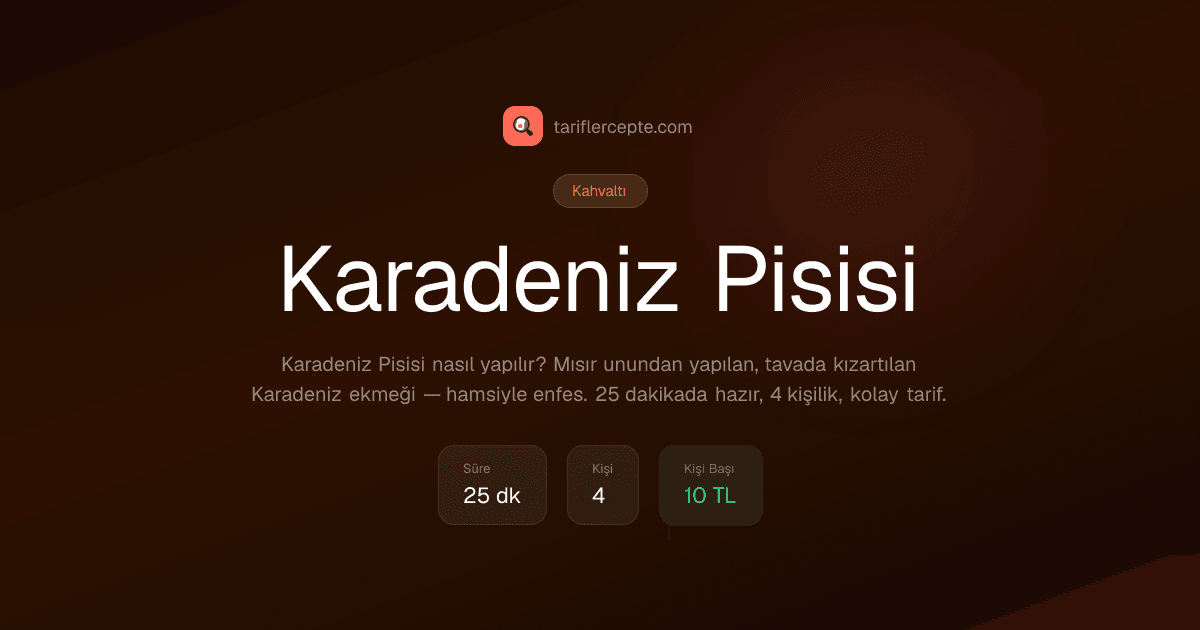 Karadeniz Pisisi tarifi