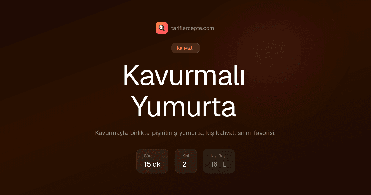 Kavurmalı Yumurta tarifi