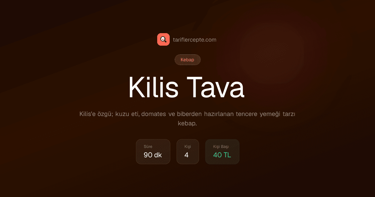 Kilis Tava tarifi