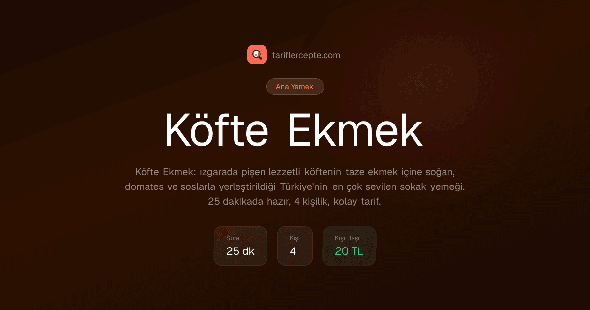 Köfte Ekmek