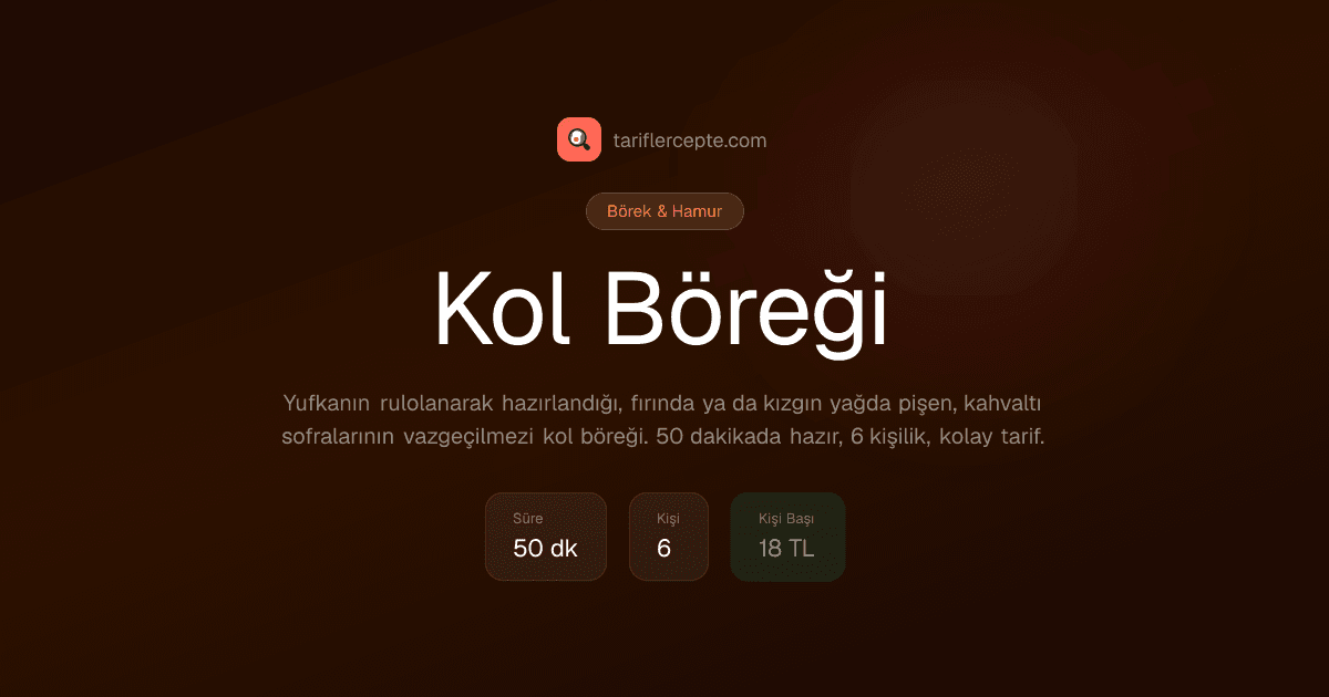 Kol Böreği tarifi