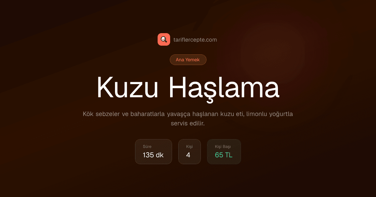 Kuzu Haşlama tarifi