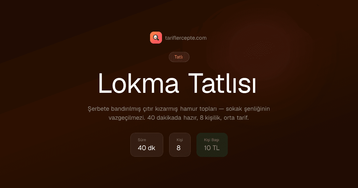 Lokma Tatlısı