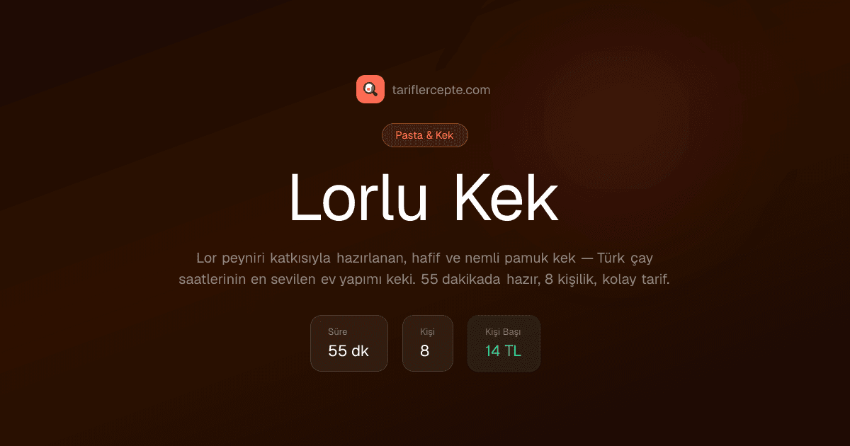 Lorlu Kek tarifi