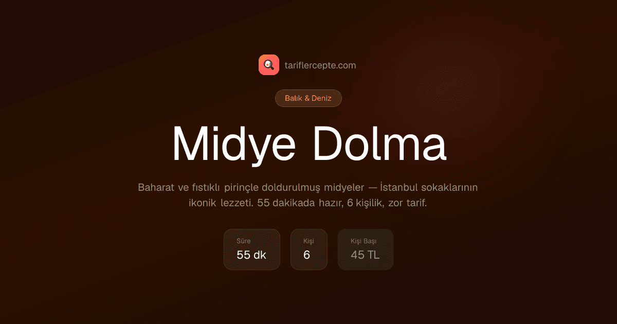 Midye Dolma tarifi
