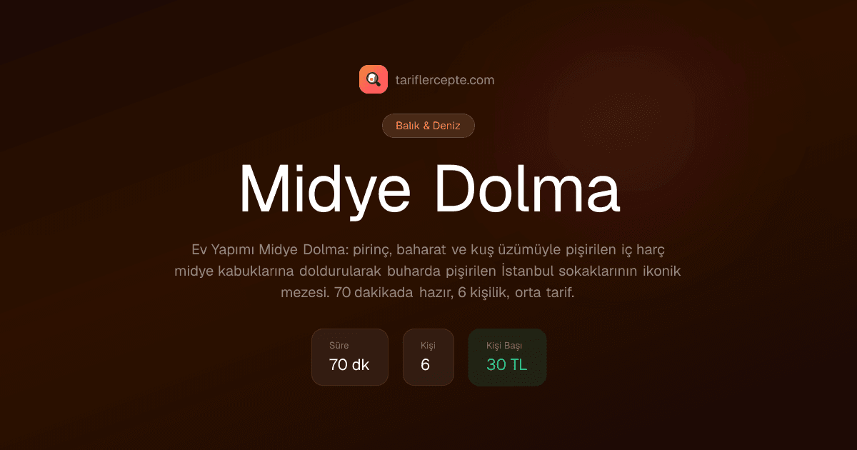 Midye Dolma tarifi