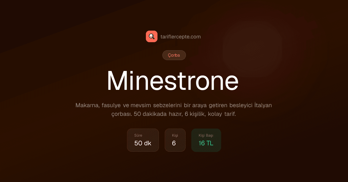 Minestrone tarifi