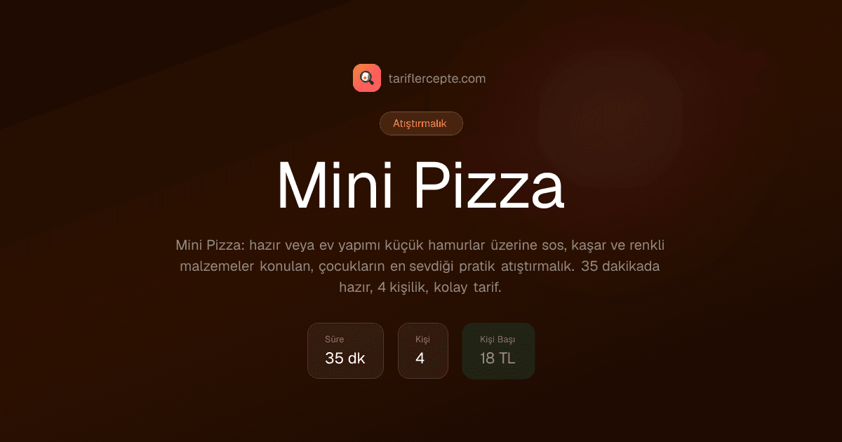 Mini Pizza tarifi