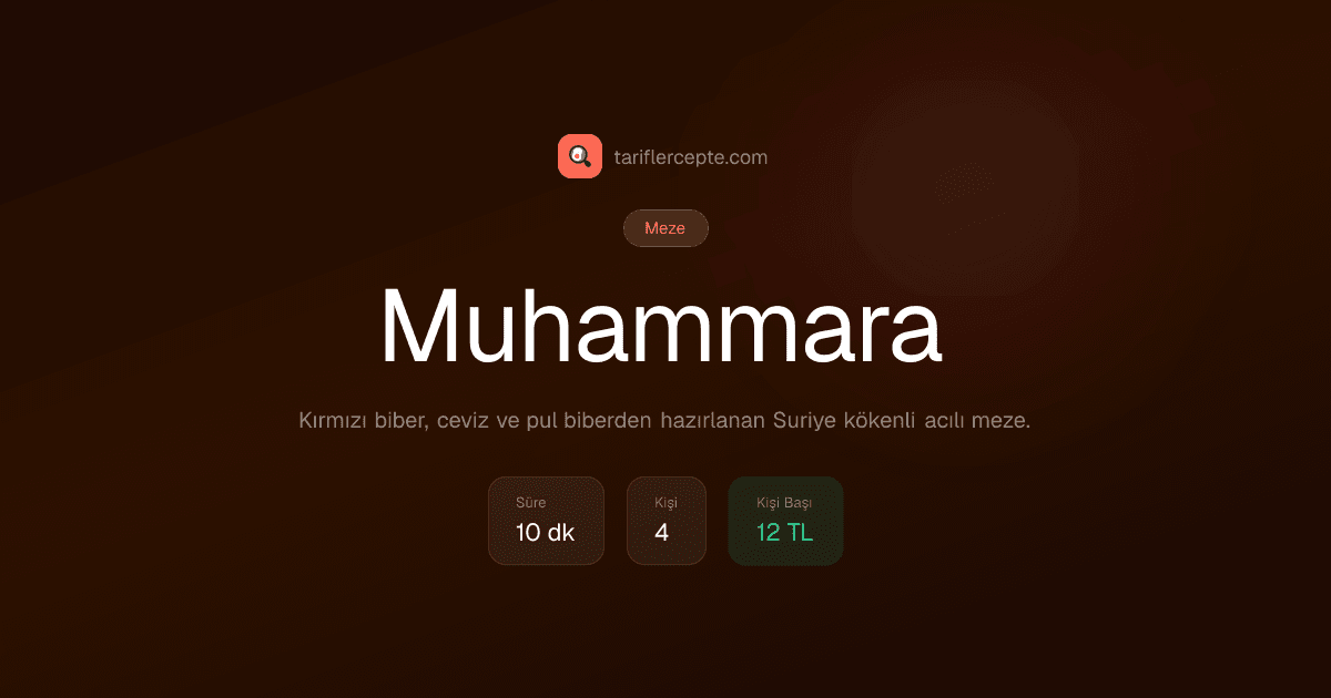 Muhammara tarifi