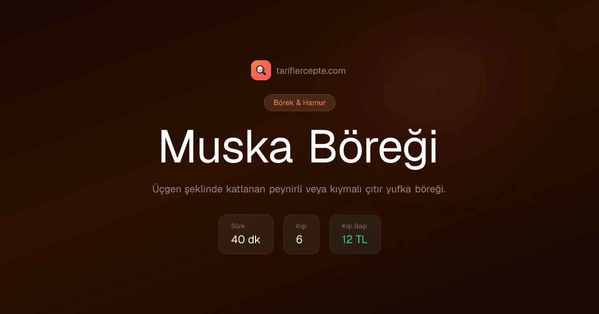 Muska Böreği tarifi