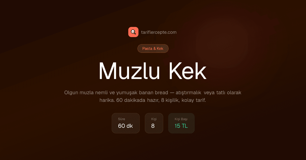 Muzlu Kek tarifi