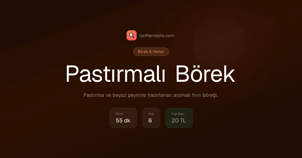 Pastırmalı Börek tarifi