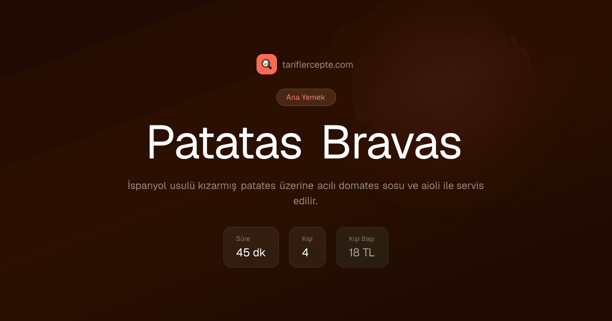 Patatas Bravas tarifi