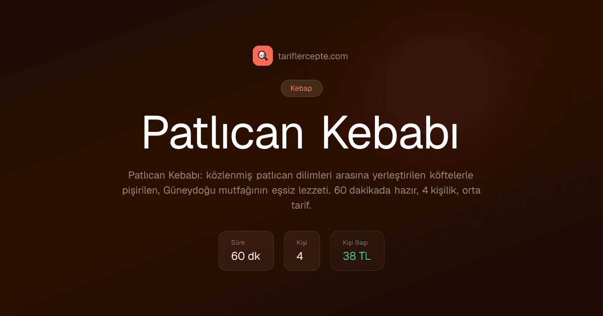 Patlıcan Kebabı tarifi