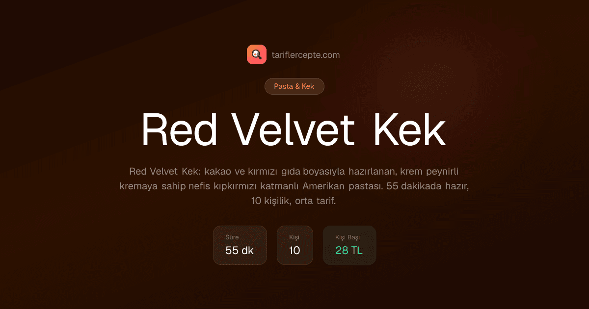 Red Velvet Kek tarifi