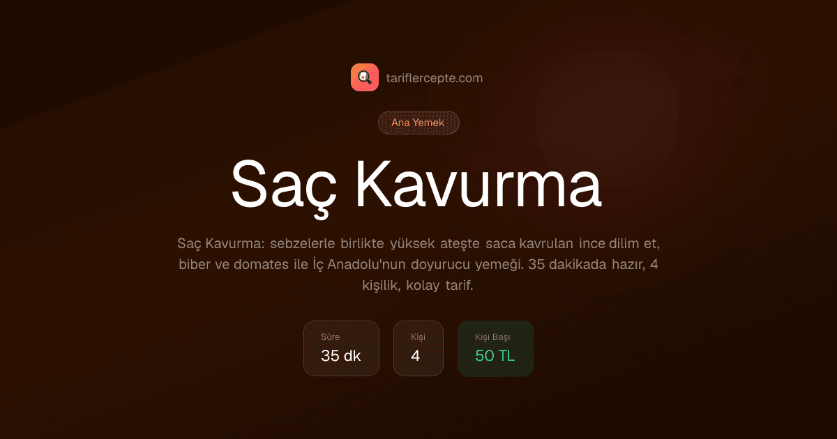 Saç Kavurma tarifi