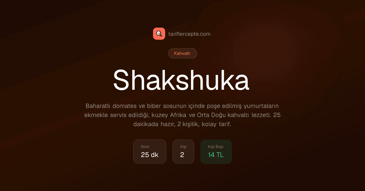 Shakshuka tarifi