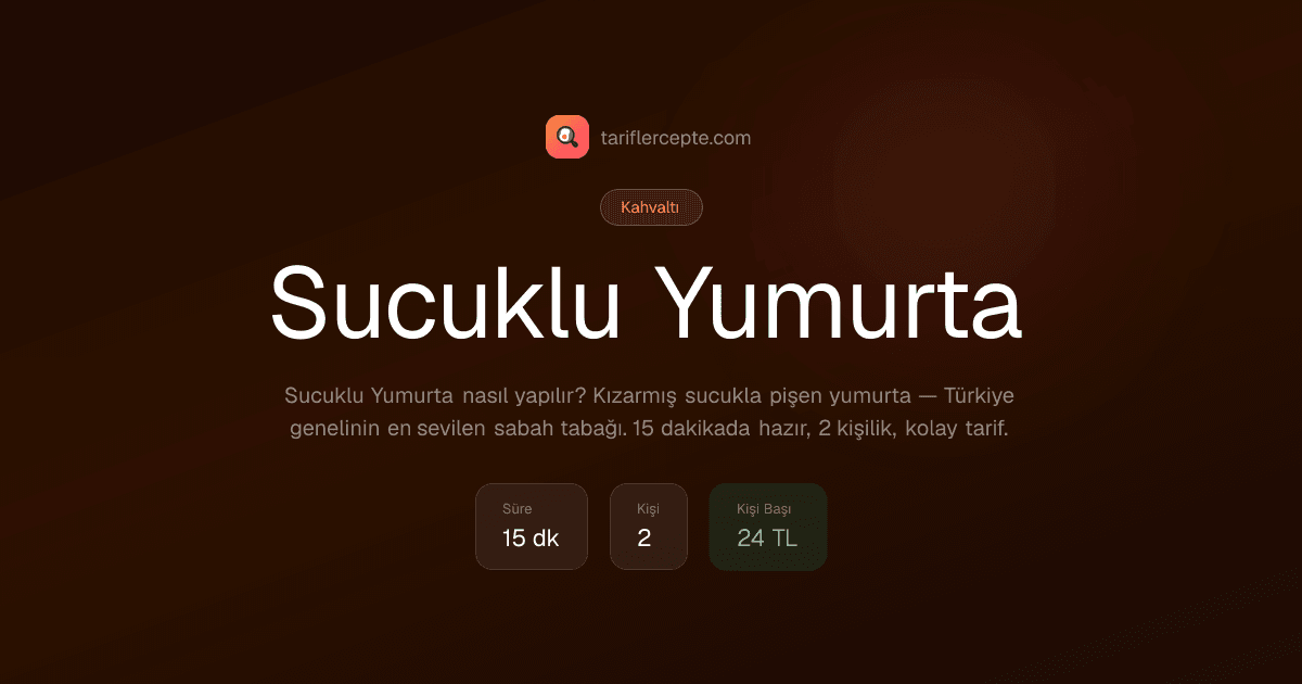 Sucuklu Yumurta tarifi
