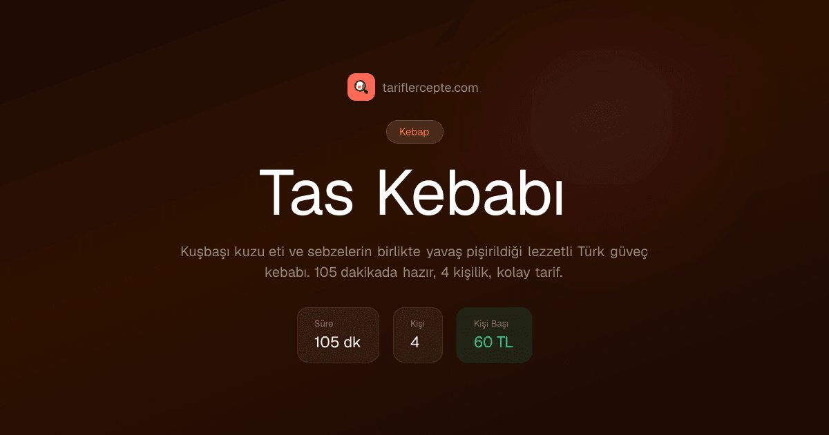Tas Kebabı tarifi